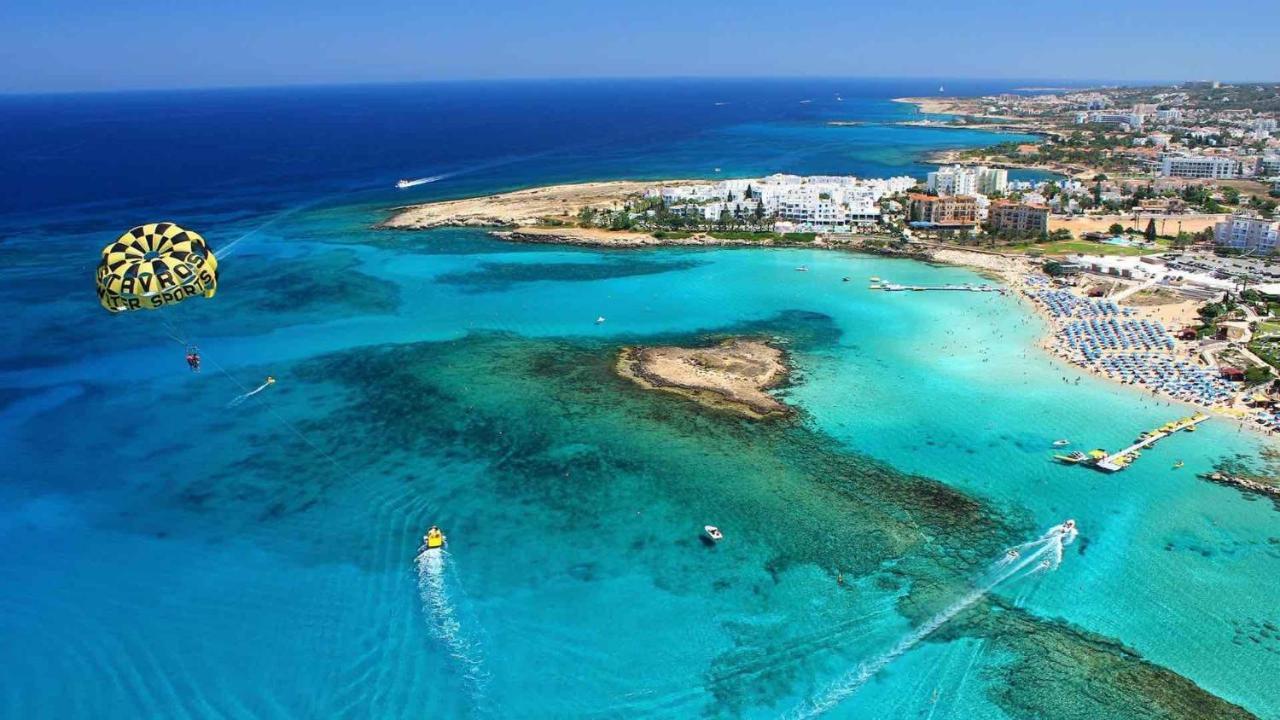 Beach Front Bella Vista By Ezoria Villas Protaras Bagian luar foto